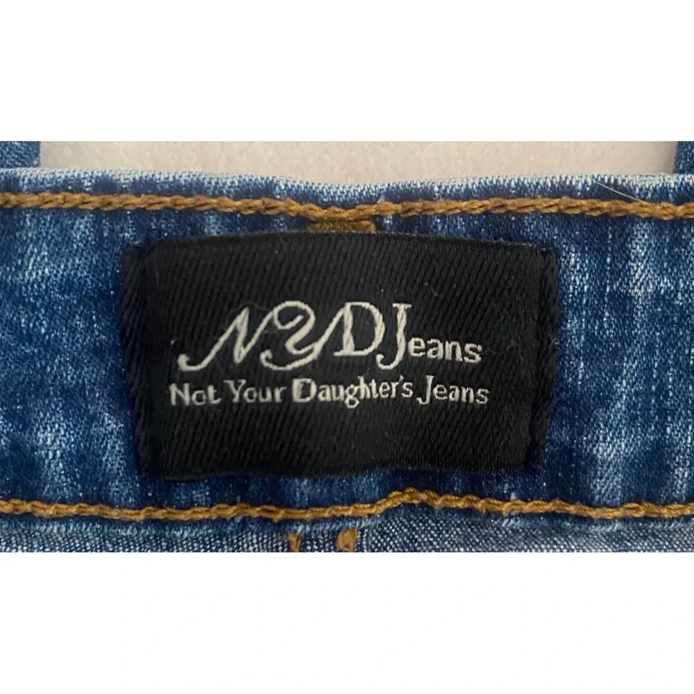 NYDJ‎ Not Your Daughters Jeans Women's  Size 8 Blue Wide Leg High Rise Denim